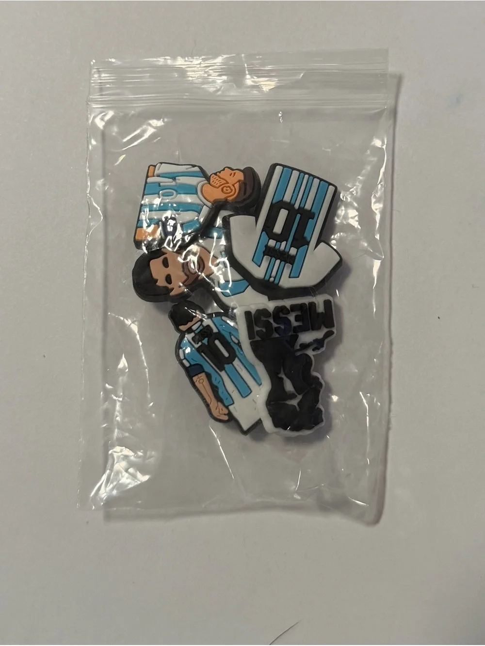 Messi Soccer Player Shoe Charms